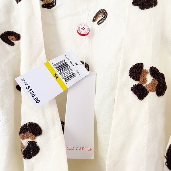 NEW Red Carter Leopard Set Paola Becky Top Skirt - Picture 7 of 12